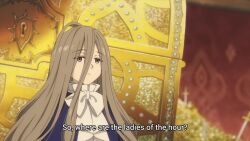 3boys 4girls animated anime_screenshot ass_shake beard denken_(sousou_no_frieren) facial_hair fern_(sousou_no_frieren) frieren frieren_stuck_in_a_mimic_(meme) glasses gold kanne_(sousou_no_frieren) laufen_(sousou_no_frieren) lawine_(sousou_no_frieren) long_hair looking_at_another methode_(sousou_no_frieren) mimic multiple_boys multiple_girls sense_(sousou_no_frieren) skirt sousou_no_frieren struggling stuck tagme treasure video vore