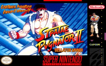 Rule 34 | bandana, bengus, capcom, dougi, game console, headband, highres, karate gi, latin text, muscular, muscular male, ryu (street fighter), street fighter, street fighter ii (series), super nintendo, third-party edit, video game, yasuda akira