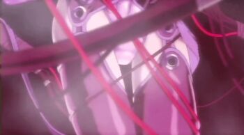 1990s_(style) animated animated_gif epilepsy_warning game_console ghost_in_the_shell kawamoto_toshihiro kusanagi_motoko playstation_1 retro_artstyle tagme