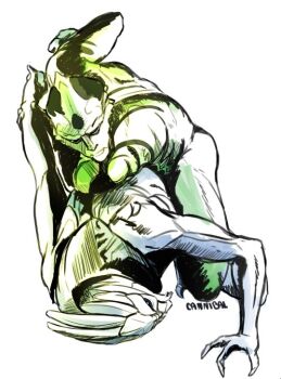 benevolentcannibal drell garrus_vakarian mass_effect_(series) pinned_down thane_krios tumblr turian wrestling