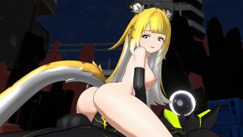 1boy 1girl 3d ahegao alaitz_va all_fours animal_ear_fluff animal_ears animated artist_request ass black_gloves black_skin blonde_hair blue_shoes bouncing_breasts breasts colored_inner_hair colored_skin completely_nude cowgirl_position dab_neko doggystyle elbow_gloves ethereal_(zenless_zone_zero) full_nelson girl_on_top gloves green_eyes hetero interspecies ju_fufu lifting_person loli long_hair moaning multicolored_hair multiple_views navel night nipples nude open_mouth outdoors penis pussy reverse_suspended_congress sex sex_from_behind shoes size_difference small_breasts socks sound spread_legs stomach_bulge straddling tail testicles tiger_ears tiger_girl tiger_tail two-tone_hair uncensored vaginal very_long_hair video white_hair white_socks zenless_zone_zero