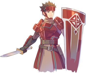 Rule 34 | 1boy, alpha transparency, archived source, armor, artist request, belt, breastplate, brown belt, brown eyes, brown hair, brown sleeves, brown tunic, closed mouth, combat knife, cowboy shot, forehead protector, headgear, holding, holding knife, holding shield, itai no wa iya nano de bougyoryoku ni kyokufuri shitai to omoimasu, knife, kuromu (bofuri), male focus, nexon, official art, pauldrons, red armor, second-party source, sheath, shield, shirt, shoulder armor, smile, solo, standing, tales weaver, three-quarter sleeves, transparent background, tunic, turtleneck, turtleneck tunic, unsheathed, vambraces, weapon