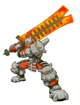 Rule 34 | 1boy, armor, belt, crossover, fighting stance, fire, flaming weapon, full armor, full body, garrett hanna, gen 4 pokemon, greatsword, heatran, helmet, highres, holding, holding sword, holding weapon, legendary pokemon, monster hunter (series), nintendo, pauldrons, pelvic curtain, pokemon, shoulder armor, skull, solo, sword, weapon, white background
