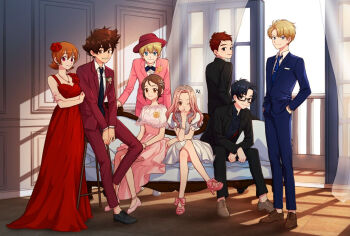 3girls 5boys digimon digimon_adventure_tri. glasses ishida_yamato izumi_koshiro kido_jo multiple_boys multiple_girls tachikawa_mimi takaishi_takeru takenouchi_sora yagami_hikari yagami_taichi