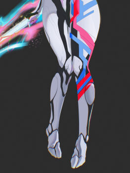 Rule 34 | 1girl, absurdres, asymmetrical bodysuit, black background, black bodysuit, blue bodysuit, bodysuit, boots, commentary, commentary typo, cropped, energy spear, energy weapon, genderswap, genderswap (mtf), highres, holding, holding polearm, holding weapon, knees together feet apart, legs, lower body, multicolored bodysuit, polearm, red bodysuit, silver bodysuit, silver boots, silver gloves, simple background, skin tight, solo, standing, tokusatsu, ultra series, ultraman blazar, ultraman blazar (series), weapon, wide hips, yi (user jwth4284)