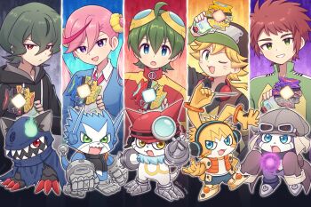 Rule 34 | appli drive duo, appmon, asuka torajirou, digimon, digimon universe: appli monsters, dokamon, gatchmon, hackmon (appmon), highres, karan eri, katsura rei, lulu hane, musimon, offmon, ozora yujin, shinkai haru, tagme