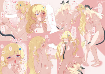 1futa 1girl :o ^^^ absurdres adjusting_hair arm_up ass_blush biting_another&#039;s_tail blank_censor blonde_hair blue_eyes blunt_bangs blush breasts censored closed_eyes commentary_request completely_nude cum cumdrip cunnilingus curled_fingers curled_horns demon_tail earrings erection face-to-face facing_ahead facing_to_the_side facing_up fellatio fingering french_kiss full-face_blush futa_with_female futanari hair_between_eyes hair_ornament hand_on_another&#039;s_arm hand_on_another&#039;s_ass hand_on_another&#039;s_chin hand_on_another&#039;s_neck hands_on_another&#039;s_thighs hands_up head_on_pillow heart height_difference highres holding_another&#039;s_tail horns implied_object_insertion implied_vaginal jewelry key_earrings kiss kissing_penis knee_blush licking licking_nipple long_hair looking_at_another looking_at_penis lying medium_breasts motion_lines multiple_views nipple_stimulation nipples nude on_back oral penis penis_awe penis_grab penis_shadow phoebe_(wuthering_waves) pillow pussy_juice saliva shaking shoulder_blush siff59 small_breasts speech_bubble spoken_heart spread_legs standing star_(symbol) star_tattoo steam sweat tail tail_around_another&#039;s_leg tail_insertion tail_wrap tattoo tears testicles testicles_touching thought_bubble tiptoes tongue tongue_out translation_request very_long_hair wuthering_waves zani_(wuthering_waves)