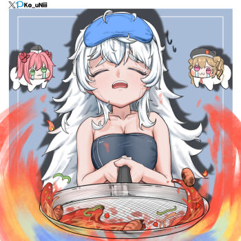 Rule 34 | cooking, doro (nikke), goddess of victory: nikke, highres, ko uniii, miranda (nikke), poli (nikke), quiry (nikke)