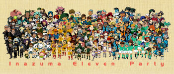 6+boys 6+girls amuro_mikio araya_konko bald ball black_hair black_necktie blonde_hair blue_eyes blue_hair book bow brown_eyes brown_hair character_request chikushi_kunimitsu closed_eyes commentary_request conch copyright_name dark_emperors_soccer_uniform denju_atsumu diamond_dust_soccer_uniform dreadlocks everyone eyepatch film_reel_hair_ornament flower fukumi_miou gemini_storm_soccer_uniform gibo_kanekatsu glasses gloves goggles gokuhi_tsutomu gokukawa_kantarou goryou_takeaki goyou_takeshi green_eyes green_hair grey_eyes grey_hair hachimaki hair_bow hair_flower hair_ornament hair_over_eyes hair_over_one_eye hairband hakoda_tetsu hakuren_soccer_uniform hat hayate_hayato headband headphones highres hikage_rinda holding holding_ball hori_michiko hougyoku_hikaru hyoujou_retsuto inazuma_eleven inazuma_eleven_(series) iya_mafuru japanese_clothes kadomichi_tooru kagami_houko kanime_iderou kidou_yuuto kikuma_shousuke kisoku_jun kitami_ryuu kiyama_hiroto koja_hidenori komazawa_kyouma kui_ruru kujirai_takanori kurakake_kurara kurimatsu_teppei kyan_rinka manyuuji_soccer_uniform matsuno_kuusuke matsurida_wasshoi michihata_utau minobe_tamotsu multicolored_hair multiple_boys multiple_girls namikawa_hanako nanakaze_rimu nanba_hanae necktie negiri_tomoe nejiri_hachimaki omotsuki_sora one_eye_closed open_mouth orange_eyes orange_hair osaka_gals_ccc_soccer_uniform oshiya_manbe otomura_gakuya oumihara_soccer_uniform pan_ikkin pink_hair purple_eyes purple_hair raimon raimon_soccer_uniform red_eyes red_hair roningasa sakite_masaru sakura_tamon sango_yoshirou satori_kai scar scar_on_face scar_on_forehead scarf shirai_ikkaku shishido_sakichi shorts shuri_iwao simple_background smile snorkel_mask soccer_ball soccer_uniform someoka_ryuugo sp_fixers_soccer_uniform sportswear sugimori_takeshi sumisu_eiji sunglasses taira_moguru takayume_souichi takoya_noriko tamakura_geki tateno_mai tengai_(hat) tennouji_mari tetsukabe_ken the_genesis_soccer_uniform toguchi_masahiro tokube_nariyuki torahama_kouko touchi_ai touchi_shuuji tsuuten_hikari two-tone_hair umeda_harumi white_hair yagami_reina yellow_eyes yokato_soccer_uniform yorozu_hiromi yukino_seiya