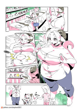 +++ ... 1boy 2girls ? aged_down alternate_language beth_(modern_mogal) black_choker breasts button_gap chainsaw choker circus_tent clapping claws comic commentary cork cork_gun digitigrade dragon_girl dragon_horns dragon_tail english_commentary english_text flashback flying_button giant giantess gun heart highres horns inhaling large_breasts levia_(modern_mogal) limited_palette long_hair market_stall mother_and_daughter multiple_girls navel neck_ribbon one_eye_closed original pants patreon_username pointy_ears popped_button power_tool ribbon rifle shaking_head shepherd0821 shirt shooting_gallery short_hair silent_comic skirt smile snout sparkle spoken_ellipsis spoken_question_mark spoken_x strapless striped_clothes striped_shirt stuffed_animal stuffed_toy tail thighhighs toeless_legwear toy_gun wardrobe_malfunction weapon