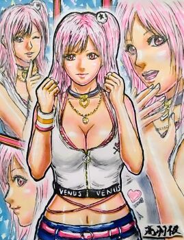 1girl absurdres breasts dead_or_alive highres honoka_(doa) large_breasts pink_hair solo venus_vacation_prism:_dead_or_alive_xtreme