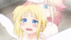 1futa 6+girls angel_wings animated anime_screenshot ass audible_music between_breasts blonde_hair blue_eyes blush breast_smother breasts bulge compilation convenient_censoring crimvael cum cunnilingus demia_duodectet demon_girl ejaculation embarrassed face_to_breasts fang flat_chest futa_with_female futanari halo head_between_breasts head_wings heart heart-shaped_pupils highres horse huge_breasts implied_ejaculation implied_fellatio implied_handjob interior ishuzoku_reviewers large_breasts licking long_hair looking_at_penis meidri migu_(ishuzoku_reviewers) multiple_girls music nail_polish navel nipples nude oral orgasm penis_silhouette pointy_ears saliva silhouette slime_(substance) sound sweat symbol-shaped_pupils tail tiaplate tongue tongue_out towel video wings