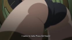 1boy 1girl animated anime_screenshot ass ass_focus black_hair black_jacket black_panties black_tube_top breasts code_geass from_below highres huge_ass jacket kouzuki_kallen large_breasts lelouch_vi_britannia no_bra panties red_hair school_uniform short_hair sound strapless subtitled tagme thighs tube_top underboob underwear video view_between_legs