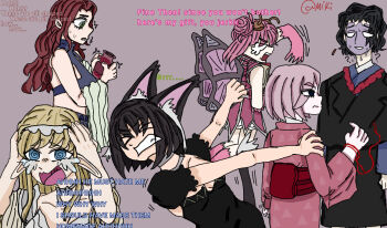 Rule 34 | annette (isekai shikkaku), comic, dazai osamu (isekai shikkaku), esche (isekai shikkaku), isekai shikkaku, sacchan (isekai shikkaku), solulu (isekai shikkaku), tama (isekai shikkaku), valentine's, valentine chocolate