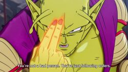 animated battle colored_skin destruction dragon_ball dragon_ball_super dragon_ball_super_super_hero gamma_2 green_skin piccolo sound tagme train video