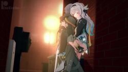 1boy 1girl 3d animated blue_hair blush caelus_(honkai:_star_rail) clothed_sex cum cum_in_pussy doridoriko ejaculation fingerless_gloves firefly_(honkai:_star_rail) gloves grabbing_another's_ass grey_hair groping hetero honkai:_star_rail honkai_(series) koikatsu_(medium) long_hair mayor21va moaning multicolored_hair nyaughtymeow open_mouth outdoors patreon_username penis public_indecency sex sound standing standing_sex stealth_sex suspended_congress tagme testicles trailblazer_(honkai:_star_rail) two-tone_hair vaginal video