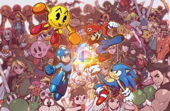 6+boys 6+girls absolutely_everyone alien animal_crossing back-to-back bad_id bad_tumblr_id baseball_bat blonde_hair blue_eyes blue_hair blue_pikmin bodysuit bowser bowser_jr. boxing_gloves bracer cape captain_falcon charizard creature crossover diddy_kong dog_(duck_hunt) donkey_kong donkey_kong_(series) donkey_kong_country dual_persona duck_(duck_hunt) duck_hunt elbow_gloves everyone f-zero falco_lombardi fire_emblem fire_emblem:_mystery_of_the_emblem fire_emblem:_radiant_dawn fire_emblem_awakening folding_fan fox_mccloud galaxia_(sword) ganondorf gen_1_pokemon gen_4_pokemon gen_6_pokemon gloves greninja hand_fan ike_(fire_emblem) jigglypuff kid_icarus kid_icarus_uprising king_dedede kirby kirby_(series) link little_mac long_hair lucario lucas_(mother_3) lucina_(fire_emblem) luigi luma_(mario) male_robin_(fire_emblem) mario mario_(series) marth_(fire_emblem) mega_man_(character) mega_man_(classic) mega_man_(series) meta_knight metroid monkey mother_(series) mother_2 mother_3 multiple_boys multiple_crossover multiple_girls ness_(mother_2) nintendo olimar pac-man pac-man_(game) palutena pikachu pikmin_(creature) pikmin_(series) pit_(kid_icarus) pointy_ears pokemon pokemon_(creature) power_suit_(metroid) princess princess_peach princess_zelda punch-out!! red_pikmin robaato rosalina samus_aran scanlines sheik shulk_(xenoblade) smash_ball sonic_(series) sonic_the_hedgehog super_mario_galaxy super_smash_bros. sword the_legend_of_zelda the_legend_of_zelda:_ocarina_of_time the_legend_of_zelda:_twilight_princess tiara varia_suit villager_(animal_crossing) wario watermark weapon web_address wii_fit wii_fit_trainer wii_fit_trainer_(female) xenoblade_chronicles_(series) xenoblade_chronicles_1 yellow_pikmin yoshi zero_suit