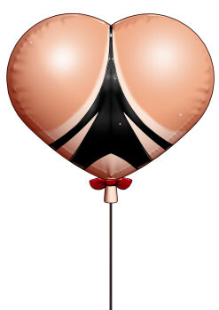 air_balloon ass ass_focus balloon dark_skin highleg highres huge_ass leotard lovelovemaid mizuki_yukikaze objectification one-piece_tan ribbon shiny_skin skindentation taimanin_(series) taimanin_yukikaze tan tanline thong what white_background