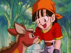 Rule 34 | 1boy, 1girl, age difference, animated, anime screenshot, breast sucking, breastfeeding, deer, dragon ball, dragon ball gt, lowres, pan (dragon ball), sound, tagme, video