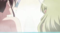 00s 4girls animated black_hair blonde_hair blue_hair blunt_bangs bouncing_breasts breasts brown_hair censored clenched_teeth closed_eyes convenient_censoring from_behind from_below fujisaki_aya_(to_love-ru) genderswap genderswap_(mtf) hair_between_eyes hair_intakes hair_over_eyes highres huge_breasts kujou_rin long_hair looking_at_breasts multiple_girls navel nipple_slip nipples nude onsen open_mouth orange_hair partially_submerged rock screaming screencap short_hair short_twintails sidelocks sitting sound splashing standing steam steam_censor surprised teeth tenjouin_saki to_love-ru twintails video wading water wince yellow_eyes yuusaki_riko