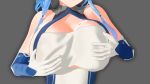 10s 1girl 3d ahoge animated azur_lane blue_dress blue_gloves blue_hair blush bouncing bouncing_breasts breast_drop breasts breasts_out cleavage clothes_pull dress dress_pull elbow_gloves eringi_(pixiv17465148) eringi_3dcg female_focus gloves grabbing_another's_breast grabbing_own_breast grey_background groping halterneck huge_breasts long_hair looking_at_viewer multicolored_gloves nipples no_bra ponytail pulling purple_eyes resized sideboob simple_background solo st._louis_(azur_lane) standing uncensored undressing upper_body upscaled video white_dress white_gloves