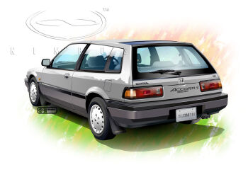 2025 artist_name car commentary_request dated exhaust_pipe grey_car honda honda_accord license_plate logo motor_vehicle nimbus_goldbrum no_humans original product_placement right-hand_drive shadow simple_background steering_wheel vehicle_focus watermark white_background