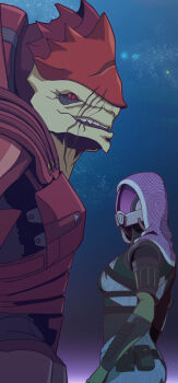 alien krogan mass_effect_(series) quarian star_(sky) tali'zorah tumblr urdnot_wrex wei