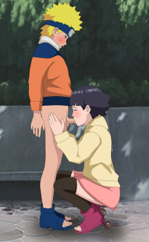 1boy 1girl boruto:_naruto_next_generations father_and_daughter fellatio incest loli naruto_(series) oral rantuahelax shota time_travel uncensored uzumaki_himawari
