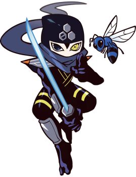 1boy anime_coloring antennae arm_guards armor bee bee_wings black_bodysuit black_eyes black_hood blue_scarf bodysuit bug crazy_raccoon ess_(crazy_raccoon) facing_viewer forehead_protector full_body guards holding holding_sword holding_weapon honeycomb_ornament hood hood_up insect insect_wings katana kuji-in looking_at_viewer male_focus official_art pauldrons puppeteer7777 scarf second-party_source shin_guards shoulder_armor silver_armor sword tabi tachi-e thick_lineart transparent_background tsurime weapon white_wings wings yellow_eyes