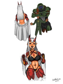 black_panties day_of_wrath day_of_wrath_(doom_fanfic) day_of_wrath_(infinitypilot) demon_girl doom_(2016) doom_(series) doom_eternal doom_guy doom_slayer doomguy doomslayer highres intern_(doom) internguy kuddly_kraken mechabare panties underwear zeta(day_of_wrath) zeta_(day_of_wrath) zeta_(doom) zoe_thompson