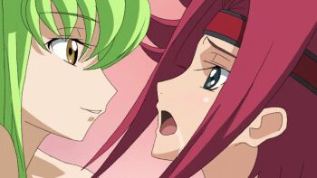 10s 2girls animated animated_gif ass backboob blue_eyes bouncing_breasts breasts c.c. censored code_geass derivative_work dildo double_dildo drooling ebihara_urara eye_contact face-to-face female_focus functionally_nude green_hair guilty+ headband kouzuki_kallen large_breasts leg_grab long_hair looking_at_another mosaic_censoring multiple_girls nanashi_no_(akfg-uw-178) nanashi_no_chinpokko_(nijie755696) nipples nude object_insertion open_mouth pink_background pussy pussy_juice red_hair red_headband rin_x_sen rin_x_sen_+_ran-&gt;sem:_cross_mix sakaki_kaori sex sex_toy short_hair simple_background sitting smile spread_legs standing standing_sex third-party_edit traced vaginal yellow_eyes yuri