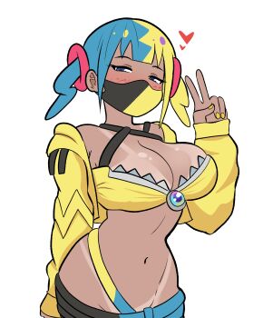 absurdres breasts canari_(pokemon) highres large_breasts non-web_source tagme taterdouce