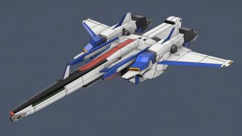 gundam gundam_sentinel_u2171 highres ichii_tomi mech plane tagme transformed wings