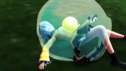 3d animated bubble komeiji_koishi ryona tagme touhou video