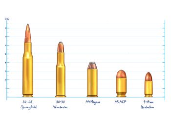 .30-06_springfield .30-30_winchester .44_magnum .45_acp 9x19mm_parabellum ammunition ammunition_focus ammunition_name ammunition_profile bullet carbine_cartridge fully_powered_cartridge handgun_cartridge lmg_cartridge magnum_cartridge military_cartridge no_humans ns_hata original pistol_cartridge revolver_cartridge rifle_cartridge size_chart size_comparison size_difference
