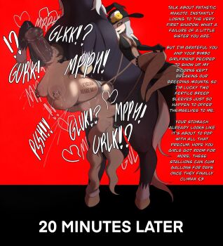 bdsm bicorn_(shin_megami_tensei) bondage bound highres horse lactation netorare niijima_makoto niijima_sae persona persona_5 shadow_sae sofaqo tagme takamaki_anne third-party_edit