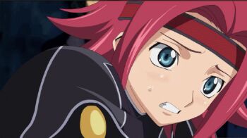 1boy 1girl animated animated_gif ass black_hair blue_eyes censored clothed_sex clothing_aside code_geass doggystyle erection headband hetero jacket kouzuki_kallen looping_animation mosaic_censoring nanashi_no_(akfg-uw-178) nanashi_no_chinpokko_(nijie755696) open_mouth panties panties_aside penis pussy_juice red_hair sex sex_from_behind short_hair solo_focus standing standing_sex sweat torso_grab underwear vaginal white_panties