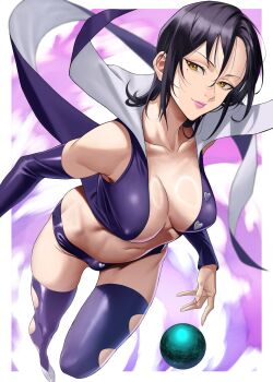 1girl absurdres breasts female_focus highres large_breasts merlin_(nanatsu_no_taizai) nanatsu_no_taizai smile solo tagme yellow_eyes yoshio_(55level)