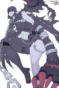 demon demon_girl digimon digimon_(creature) junkk000 ladydevimon long_hair mask