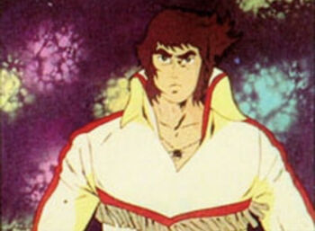 1970s_(style) 1boy black_eyes jewelry koutetsu_jeeg mature_male medium_hair necklace oldschool portrait retro_artstyle shiba_hiroshi tall_male