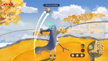 aris_(blue_archive) black_hair blue_archive branch halo highres holding holding_branch hoshino_(blue_archive) long_hair meme miaki_(mi_autumn39) nintendo parody pink_hair tagme the_legend_of_zelda the_legend_of_zelda:_tears_of_the_kingdom translation_request very_long_hair yuuka_rocket_(meme)