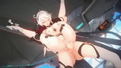 1futa 1girl 3d anal animated bouncing_breasts breasts chopsticker female_ejaculation full_nelson futa_with_female futanari hongcha honkai_(series) honkai_impact_3rd kiana_kaslana kiana_kaslana_(herrscher_of_flamescion) large_breasts lowres nipples penis pussy raiden_mei raiden_mei_(herrscher_of_thunder) reverse_suspended_congress sex sex_from_behind tagme testicles video white_hair
