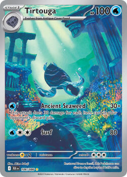 air_bubble akino_fukuji animal_focus artist_name bubble card_(medium) character_name closed_mouth column company_name copyright_name copyright_notice coral cover_fossil english_text fossil gen_5_pokemon nintendo no_humans official_art pillar pokemon pokemon_(creature) pokemon_card pokemon_focus pokemon_tcg ruins sea_turtle solo sunlight swimming third-party_source tirtouga trading_card turtle underwater
