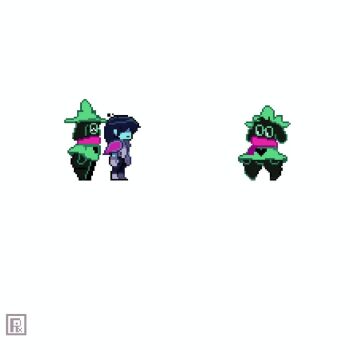 3boys anal animated cum cum_in_ass cum_overflow cum_pool deltarune dialogue_box english_text furry furry_male furry_with_non-furry huge_penis huge_testicles interspecies kris_(deltarune) leg_up lying mating_press multiple_boys penis pixel_art pixzapix ralsei simple_background sound testicles utdr_(toby_fox) video white_background yaoi