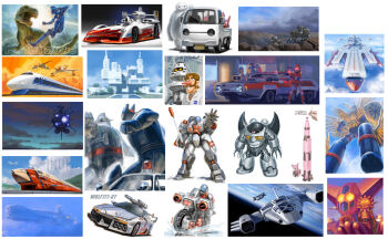 1960s_(style) 1970s_(style) 1980s_(style) 1990s_(style) 1boy aircraft aircraft_carrier arcadia armor bad_id bad_pixiv_id baymax big_hero_6 blader building cannon car character_request cloud copyright_request creator_connection epic flying fmu getter_robo great_mazinger great_mazinger_(robot) gundam harlock_saga high-speed_train highres himitsu_sentai_gorenger kei_truck kikou_souseiki_mospeada lance mazinger_(series) mecha military military_vehicle mobile_suit_gundam mospeada mospeada_(mecha) motor_vehicle motorcycle nasa nichirin_kamen oldschool pickup_truck polearm police police_car power_armor race_vehicle racecar racing realistic redesign retro_artstyle robot rocket saturn_v scanny science_fiction sentou_mecha_xabungle shield ship spacecraft super_sentai techno_police_21c tetsujin_28 tetsujin_28-gou toy train truck tyrannosaurus_rex uchuu_senkan_yamato ultra_q ultra_series van varidreen waga_seishun_no_arcadia warship watercraft weapon yamato_(uchuu_senkan_yamato) z&#039;gok