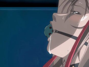 00s 1futa 1girl 2006 animated animated_gif ball_gag bdsm bible_black bible_black_new_testament blush bondage bound brown_hair cloak corruption drooling forced futa_with_female futanari gag gagged hair_ribbon harness heavy_breathing ibbon imari_kurumi implied_sex kiss long_hair looking_at_another multiple_girls one-piece_tan ponytail ribbon saliva shin_bible_black shiny_skin slave suspension sweat tagme tan tanline toudou_yuki twintails uncensored