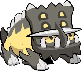 animal_focus bastiodon closed_mouth commentary_request full_body gen_4_pokemon kawaanago lowres nintendo no_humans pokemon pokemon_(creature) pokemon_focus solo teeth transparent_background