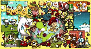 1boy baby_bowser baby_mario balloon bandages bandit baron_von_zeppelin baseball_bat baseball_glove baseball_guy boo_(mario) boo_guy bowser bracelet bumpty burt_(yoshi&#039;s_island) cape cave cloud coin collar crazee_dayzee dizzy_dandy egg everyone fang flower flutter_(mega_man) fly_guy food frog frog_pirate fruit fuzzy fuzzy_(yoshi&#039;s_island) ghost goomba goonie grass_skirt green_glove grim_leecher gusty hat head_wreath hint_block huffin_puffin jewelry kamek lemon_drop magic magikoopa mario mario_(series) mask milde lava mountain mushroom musical_note naval_piranha needlenose nintendo nipper nipper_plant outdoors smoking_pipe piranha_plant polearm polka_dot poochy_(yoshi&#039;s_island) pot potted_ghost propeller raphael_the_raven raven_(yoshi&#039;s_island) saddle shell shy_guy sky slugger sluggy smile snow spear spiked_bracelet spiked_collar spikes striped super_mario_world_2:_yoshi&#039;s_island tap_tap thorns toady tree watermelon weapon yamipika yoshi yoshi&#039;s_island