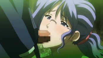 10s 2016 age_difference animated animated_gif breast_press breasts censored clothed_male_nude_female daimon_naoko earrings fellatio glasses huge_breasts jewelry kyonyuu_hitozuma_onna_kyoushi_saimin lipstick makeup mature_female morishita_wataru nude older_female_and_younger_male oral principal_and_student purple_eyes purple_hair sweat t-rex_(animation_studio) tagme