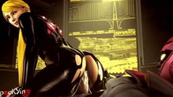 1boy 1girl 3d animated animated_gif ass ass_shake blonde_hair blue_eyes bodysuit captain_falcon clothed_sex crossover cum f-zero girl_on_top grin helmet hetero latex long_hair looking_back lying metroid metroid:_zero_mission nintendo orgasm penis pockyin ponytail reverse_cowgirl_position samus_aran sex smile source_filmmaker_(medium) straddling super_metroid super_smash_bros. uncensored